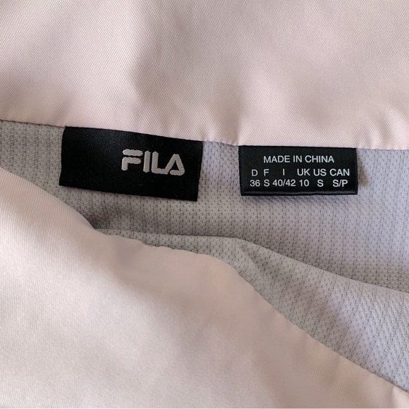 Fila skirt Pink Tennis 🎾 Pleated Skirt Mini Skirt Satin Buttons Feminine 4 S - Picture 8 of 10